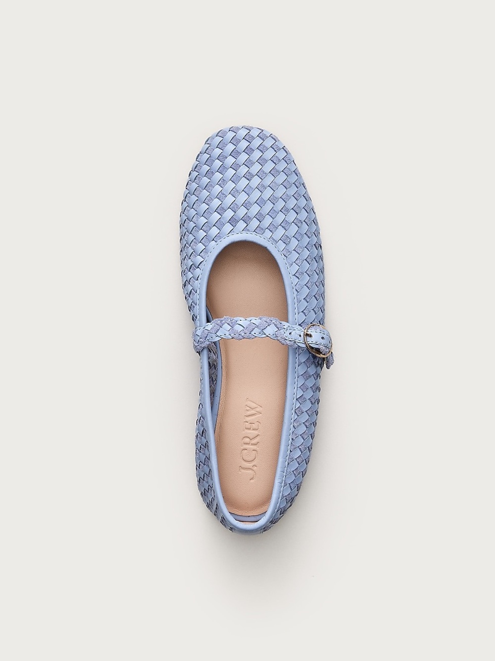 J CREW WOVEN LEATHER AND SUEDE BALLET MARY JANE FLATS WATERCOLOR
BLUE 7 - Picture 2 of 8